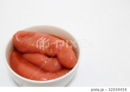 タラの卵巣 スケトウダラの写真素材