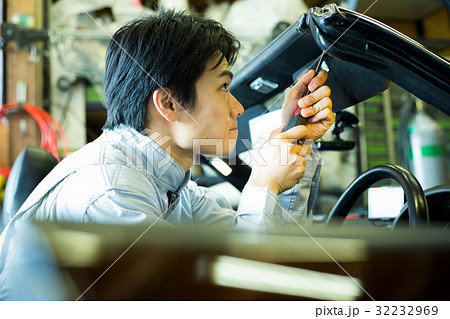 ドライバー目線の写真素材