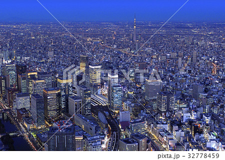 東京都文京区〜千代田区 航空写真 年代不明 東京 都市風景 航空写真