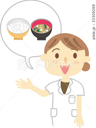 栄養指導のイラスト素材
