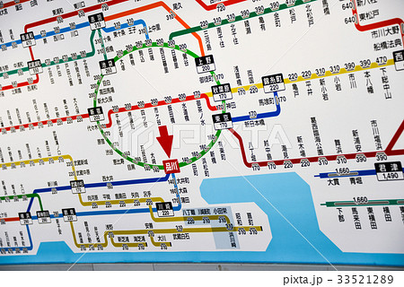 路線図の写真素材 - PIXTA