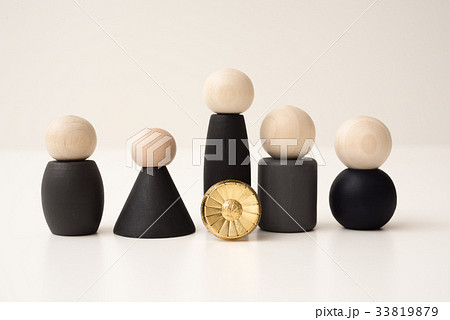 弁護士 弁護士バッジ ミニチュア チームの写真素材