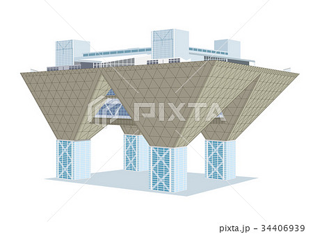 イベント会場のイラスト素材