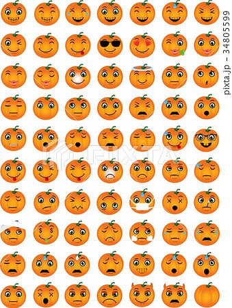 顔文字の写真素材