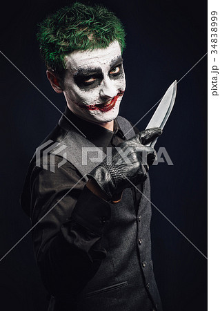 クラウン ピエロ 道化師 ジョーカーの写真素材