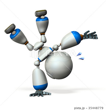 側転のイラスト素材