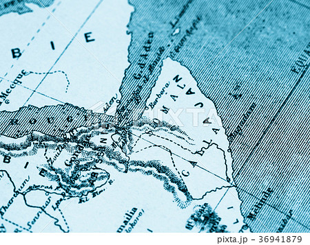 紅海 地図の写真素材