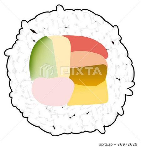 恵方巻 寿司 太巻き アイコンのイラスト素材