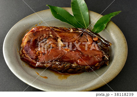 鯉の甘露煮 食べ物の写真素材