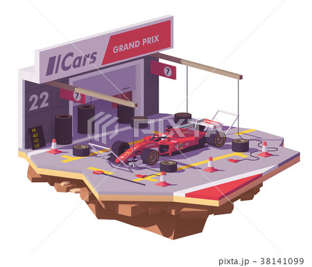 ピットの写真素材