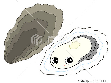 牡蠣小屋のイラスト素材
