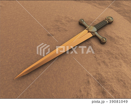 ショートソード 武器 短剣 小剣のイラスト素材