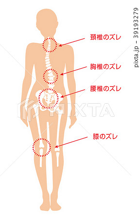 歪みのイラスト素材