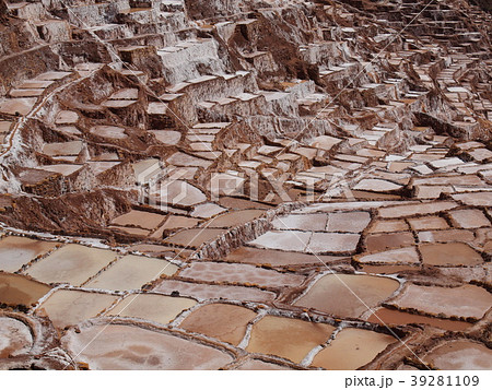 岩塩採掘場の写真素材