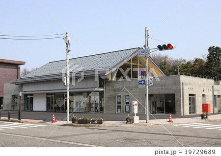 三国駅 福井県 えちぜん鉄道 福井市の写真素材