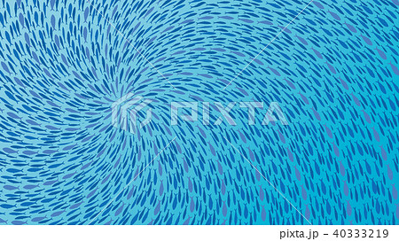 ベクター 魚 イワシ 魚群のイラスト素材