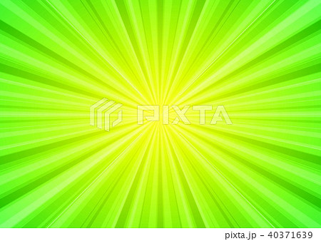 背景 光 放射状 緑のイラスト素材