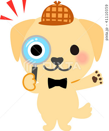 探偵帽子のイラスト素材