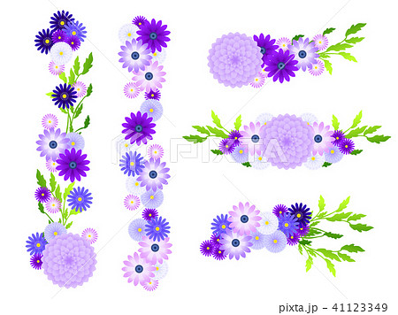アスターのイラスト素材
