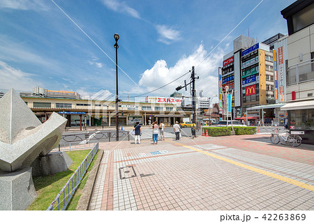 新小岩駅前交番 新小岩交番 交番 新小岩駅交番の写真素材