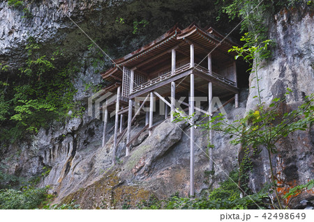 三徳山三佛寺投入堂の写真素材 - PIXTA
