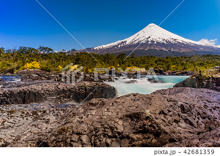 オソルノ山の写真素材