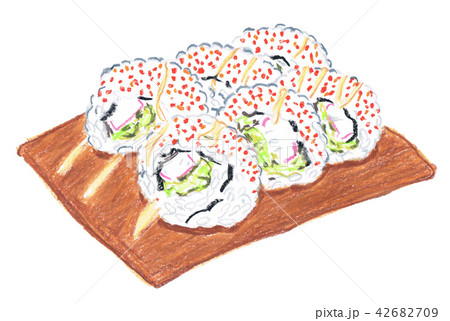 加州巻き 巻寿司の写真素材