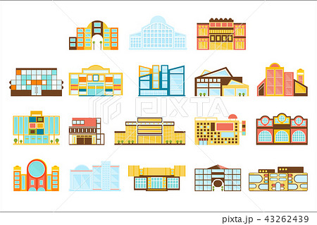 百貨店のイラスト素材