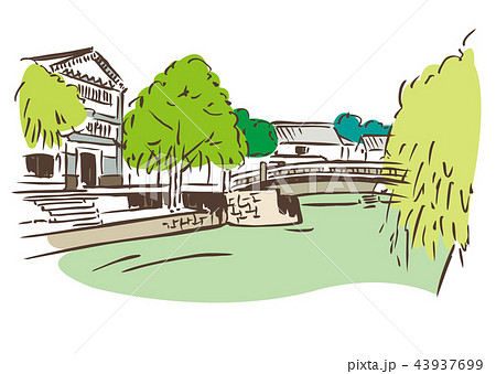 倉敷市美観地区の絵画 倉敷市美観地区の絵画