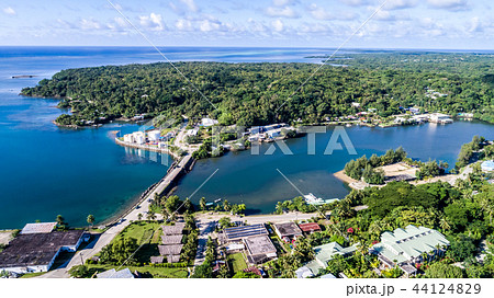 ミクロネシア連邦 ヤップ島 コローニア ラグーンの写真素材