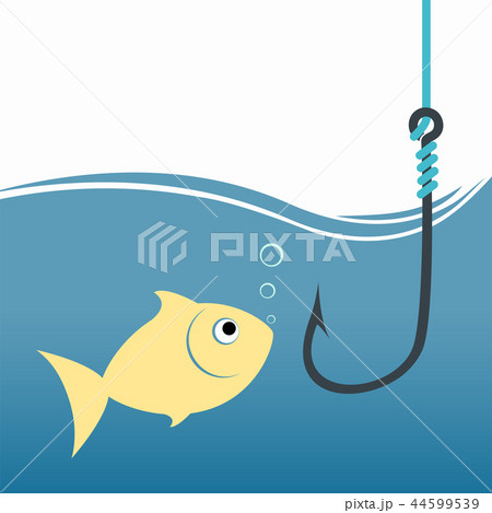 釣り針 魚のイラスト素材 - PIXTA
