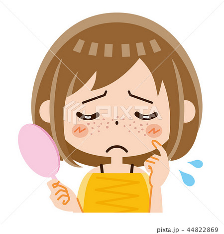 そばかすのイラスト素材