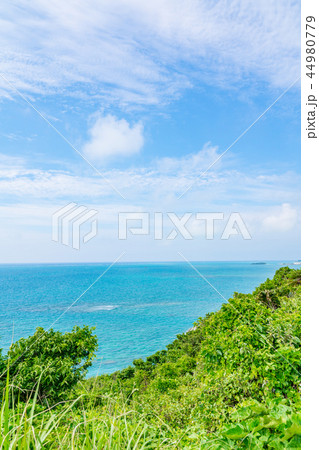 南国 海 風景の写真素材