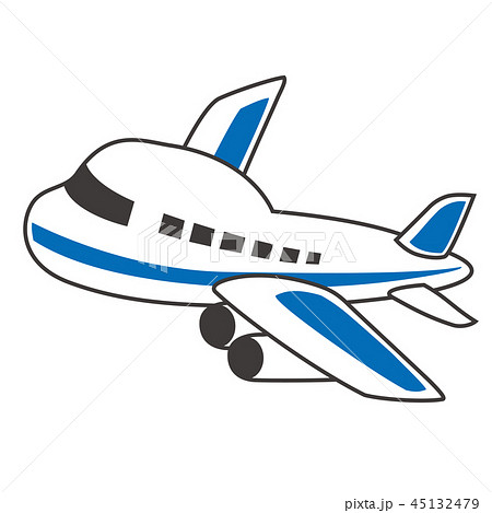 飛行機 航空機 飛ぶ 旅客機のイラスト素材 Pixta