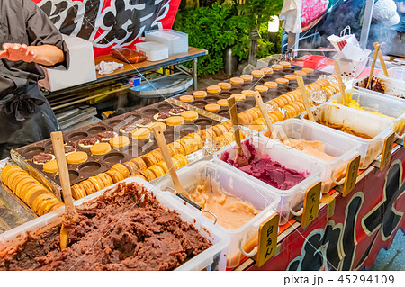 屋台 露店 大判焼き 今川焼きの写真素材 - PIXTA