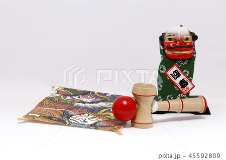 正月飾り 飾り けん玉 剣玉の写真素材 - PIXTA