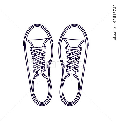 ジョギング かっこいい 衣類 足のイラスト素材