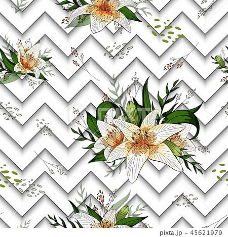 タイガーリリー 花の写真素材