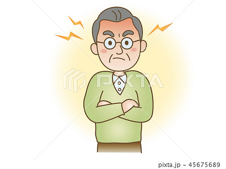 雷親父のイラスト素材