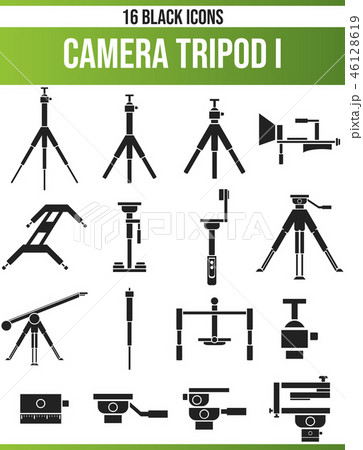 カメラ三脚のイラスト素材