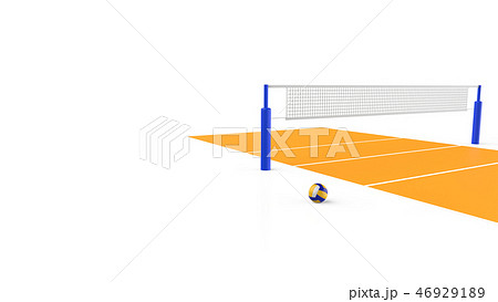バレーネットのイラスト素材