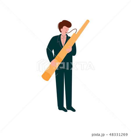 ファゴットのイラスト素材