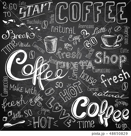 手書き 手書き風 パターン 模様の写真素材