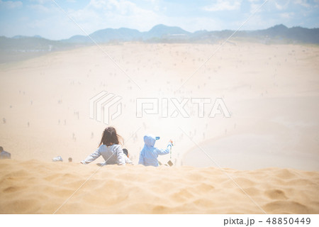 砂埃の写真素材 Pixta