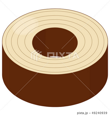 バームクーヘンのイラスト素材