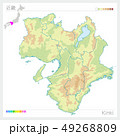近畿の地図 Kinki 白地図風 のイラスト素材