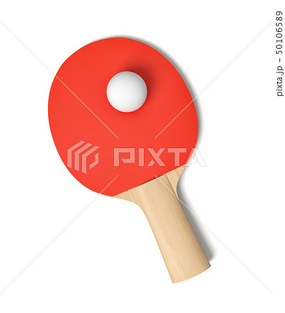 卓球 ラケットのイラスト素材