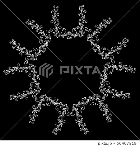 ロゼット 装飾のイラスト素材