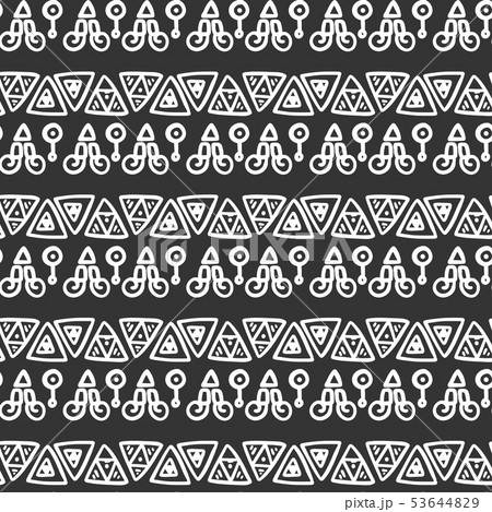 アステカ 模様の写真素材