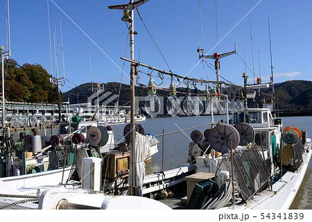 津居山漁港の写真素材